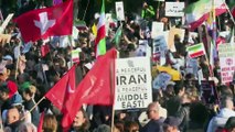 Apoyo a las manifestaciones iraníes en las calles de Berlín y de Tokio