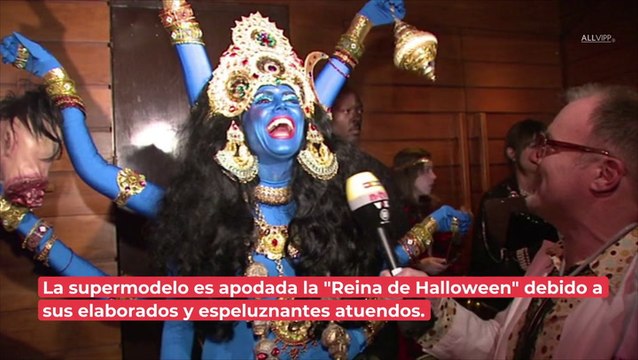 ¿Sexy, espeluznante, o ambos? Detalles del nuevo disfraz de Halloween de Heidi Klum