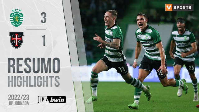 Highlights: Sporting 3-1 Casa Pia AC (Liga 22/23 #10)