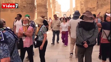 بشائر الموسم السياحى الشتوى تظهر فى الزيارات المبهرة بمعابد الأقصر