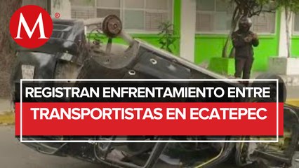 Transportistas en Ecatepec se enfrentan por un predio
