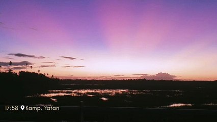 Senja sore Kp. Katanya (Kab.Mappi)