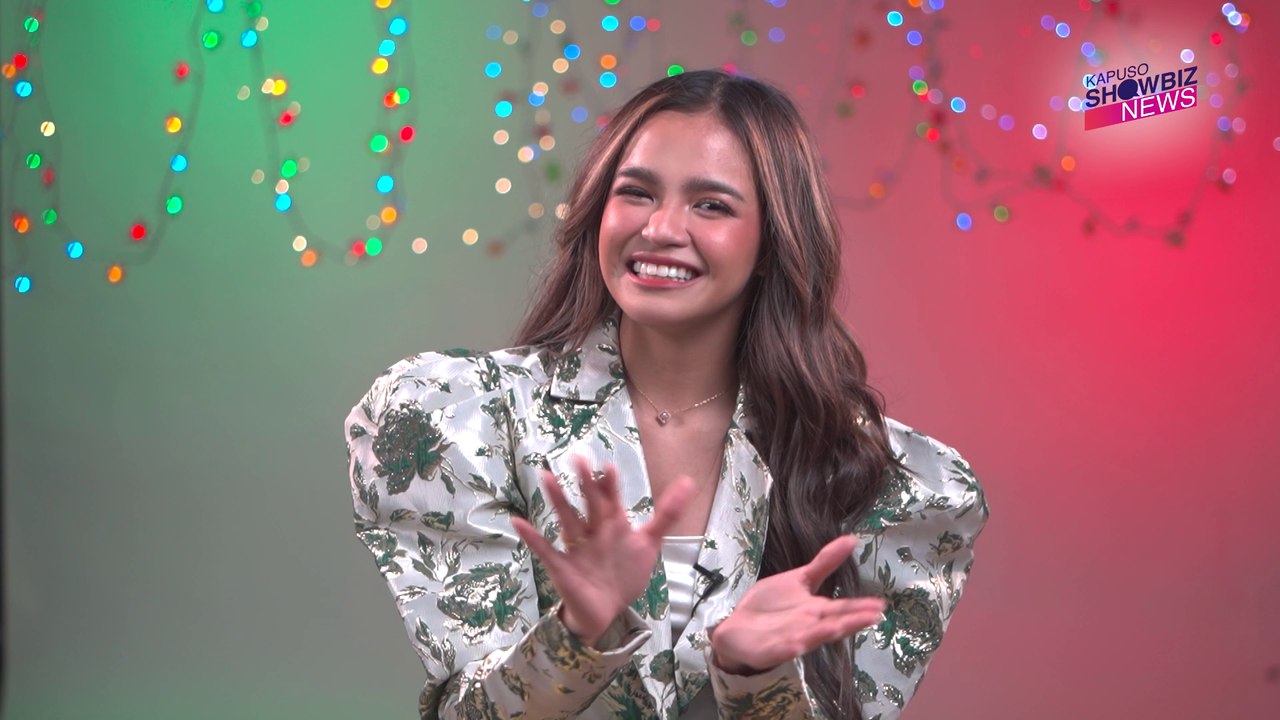 Kapuso Showbiz News: Zephanie, first time kumanta ng Christmas Station ID ng isang network