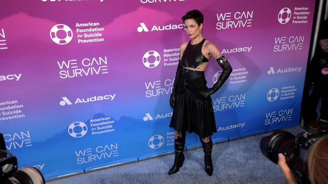 Halsey attends Audacy's 9th annual We Can Survive concert red carpet event in Los Angeles