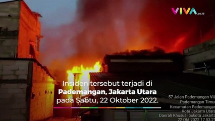 Sekeluarga Tewas Terpanggang dalam Kebakaran di Pademangan