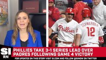 Phillies Take 3-1 Series Lead Over Padres In Game 4