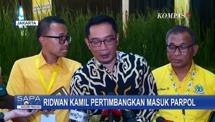 Pertimbangkan Gabung Partai, Ridwan Kamil Lirik Golkar Hingga Jawaban soal Jadi Cawapres 2024!
