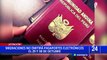Migraciones: el sábado 29 y el domingo 30 de octubre no se emitirán pasaportes electrónicos