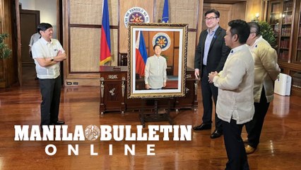 ‘World-class!’: Marcos elated by Pinoy artist’s portrait gift