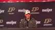 Purdue coach Jeff Brohm reacts to loss at Wisconsin