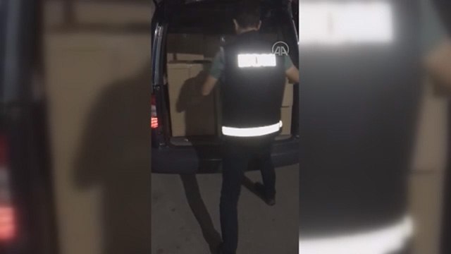 Tütün doldurulmuş 216 bin makaron ele geçirildi