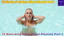 10.Kata-Kata Bijak Albert Einstein Part 1 . 10 Words Of Wisdom Albert Einstein Part 1