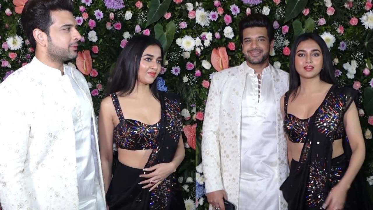 Tejasswi Prakash-Karan Kundra साथ आए Diwali Party में, लगे बेहद खूबसूरत, Video Viral! FilmiBeat