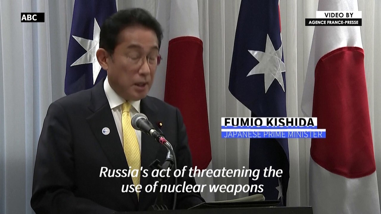 Japan's PM warns Russia's nuclear threats are a 'serious threat to peace'