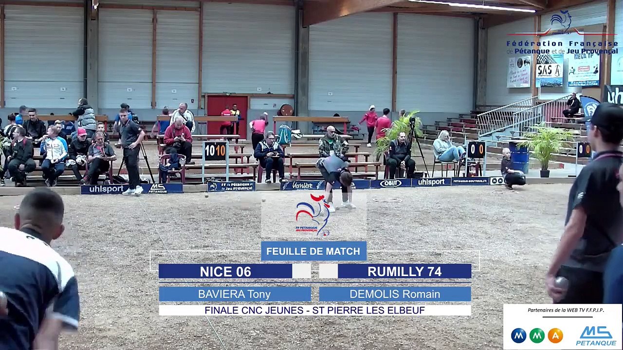FINALE CNC JEUNES - ST PIERRE LES ELBEUF 2022 - Nice VS Rumilly T à T