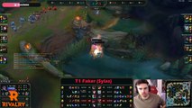 Un Blitzcrank détruit Faker en soloQ (League of Legends)