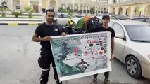Çankırı gündem haberleri... Cezayirli motosikletçi 11 ülkeyi kapsayan Orta Doğu turu için Türkiye yolunda
