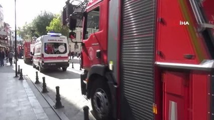 Son dakika haberi... İş hanında korkutan yangın... Mahsur kalanlar yangının söndürülmesini bekledi