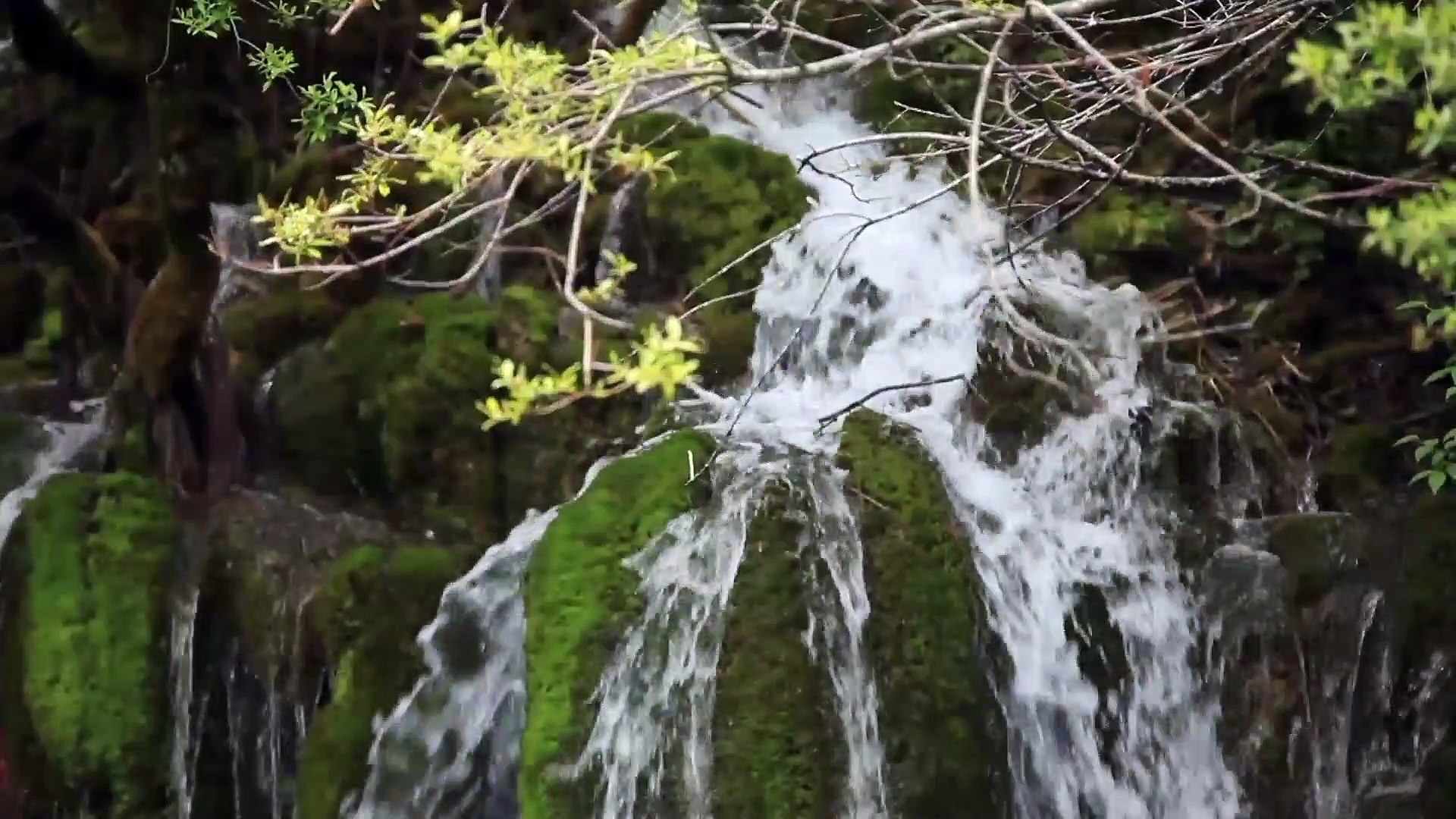 relaxing waterfall