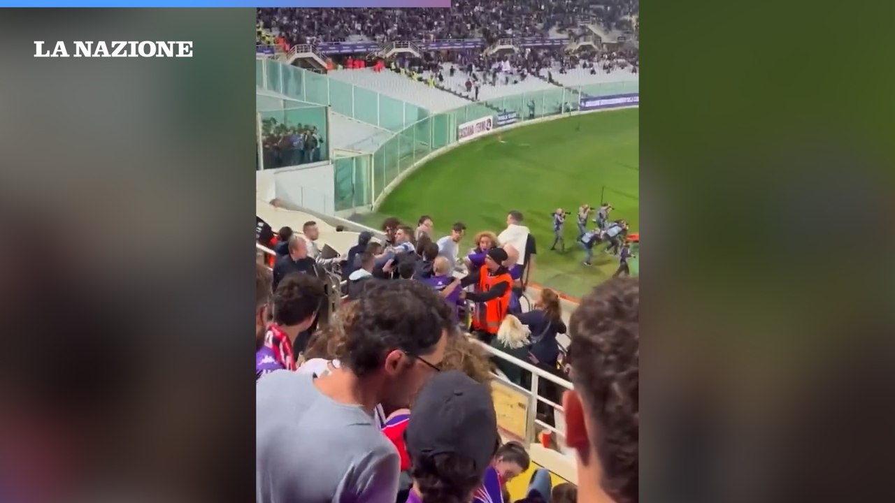 Fiorentina-Inter, lite allo stadio