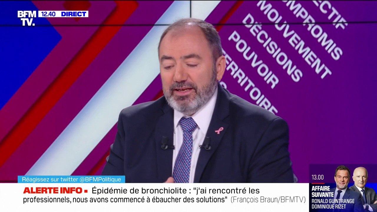 Année d'internat supplémentaire en médecine générale: "Il y a un besoin de formation supplémentaire pour les futurs généralistes", affirme François Braun