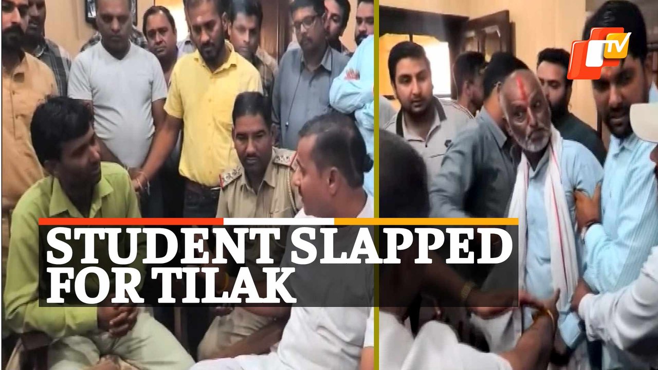 Teacher Slaps Student For Wearing Tilak To School