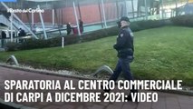 Sparatoria al centro commerciale di Carpi a dicembre 2021: video