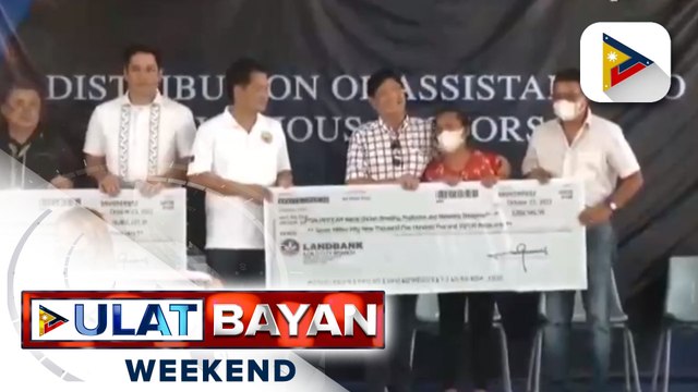Pres. Ferdinand R. Marcos, pinangunahan ang pamamahagi ng P88M ayuda s iba't ibang sektor ng agrikultura sa Negros Occidental