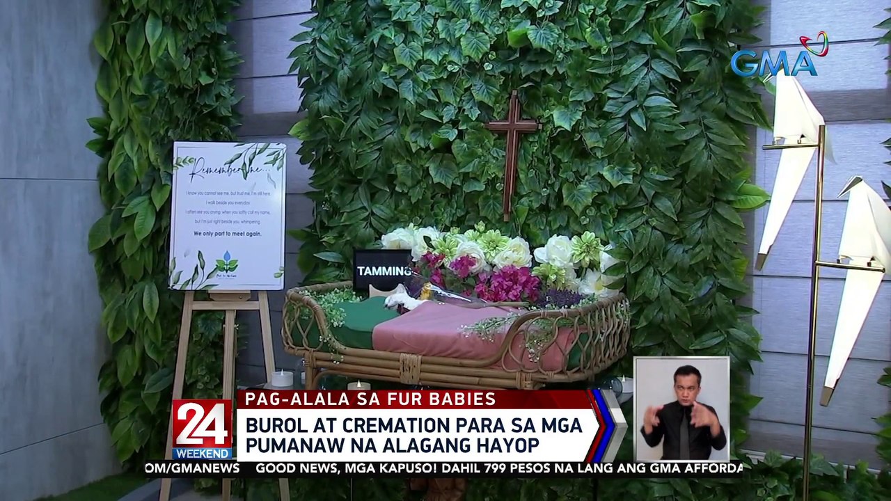 Burol at cremation para sa mga pumanaw na alagang hayop | 24 Oras Weekend