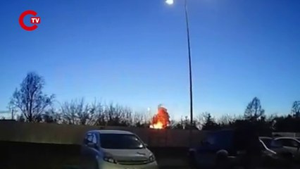 Rusya'da uçak düştü