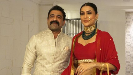 Pavitra Punia And Eijaz Khan At Sandeep Sikand Diwali Party 2022
