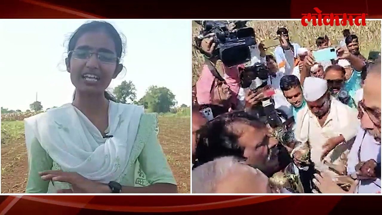 ठाकरे शेतात गेले, शिंदे काय करतायत-, चिमुकलीचा संताप पाहा