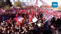 Diyarbakır'da alkışlanmayan Erdoğan: Pek memnun değiller galiba