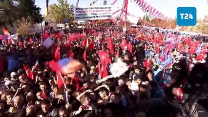 Diyarbakır'da alkışlanmayan Erdoğan: Pek memnun değiller galiba