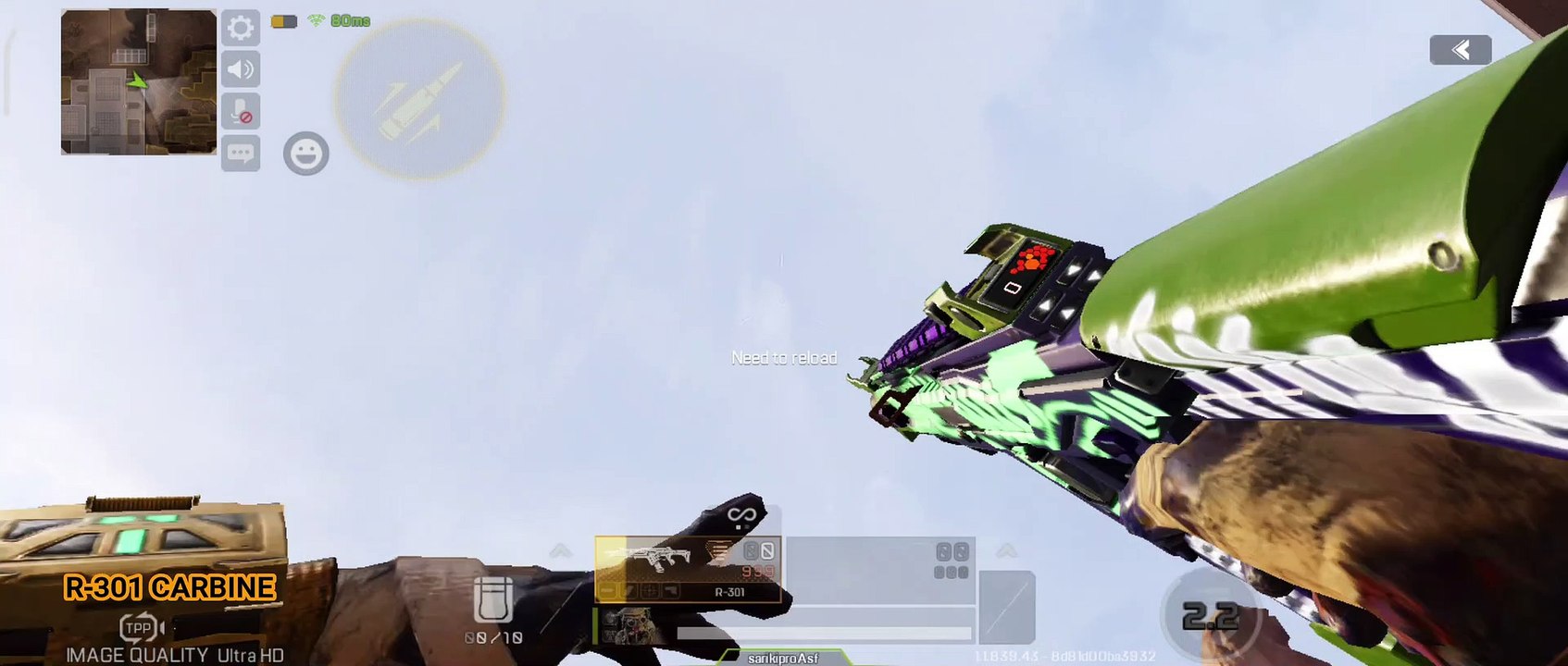 APEX Legend Mobile ALL Weapons Animation