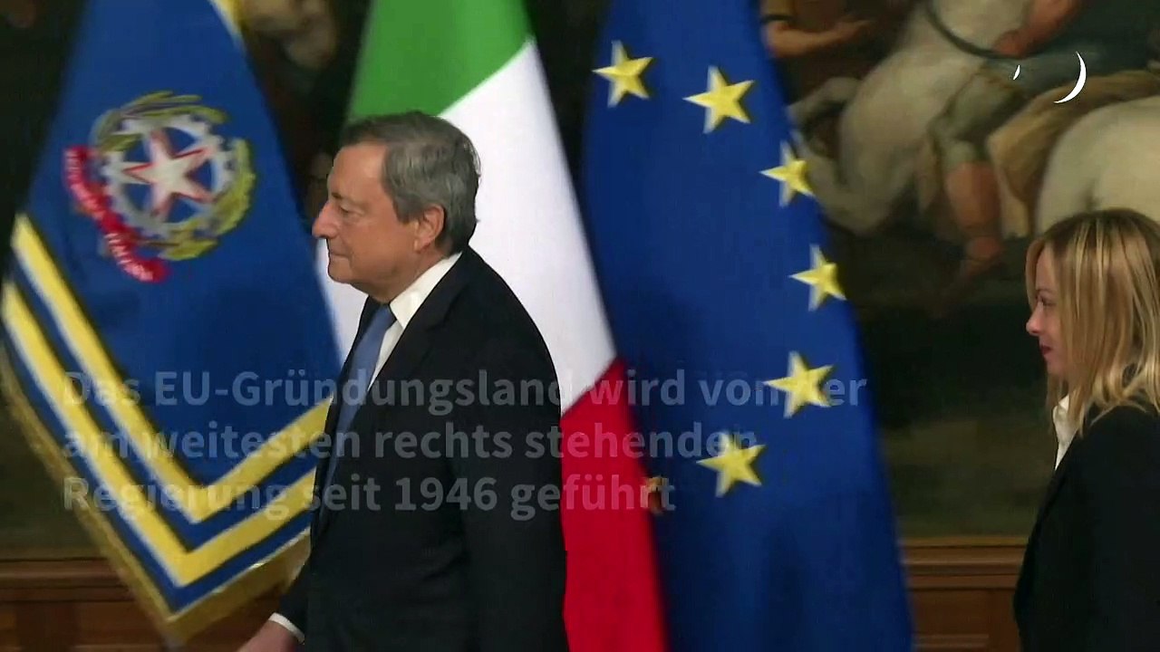 Italien: Meloni übernimmt die Regierungsgeschäfte