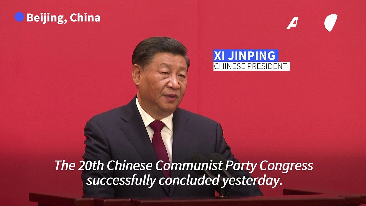 China's Xi thanks committee and party members for his third term election