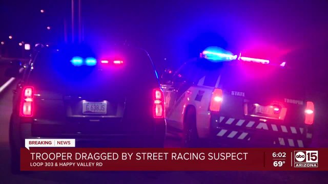 DPS trooper hospitalized after being dragged by vehicle during traffic stop