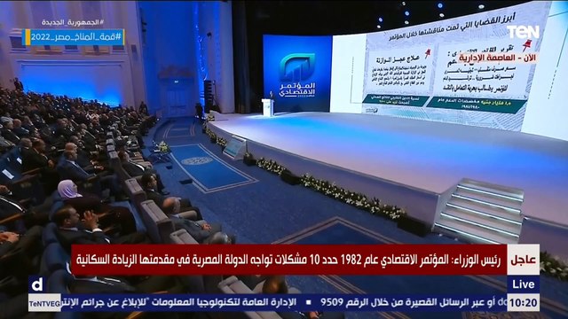 رئيس الوزراء يستعرض أهم المشاكل التي واجهت مصر التي نقاشها المؤتمر الاقتصادي عام 1982