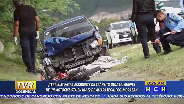 ¡Fatal! Motociclista perece tras impactar con pickup en la CA-5, Amarateca