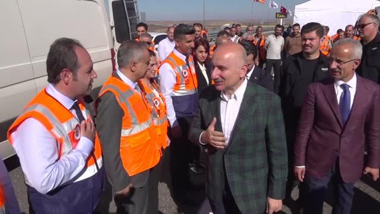 DİYARBAKIR - Bakan Karaismailoğlu, Güneybatı Çevre Yolu açılış törenine katıldı
