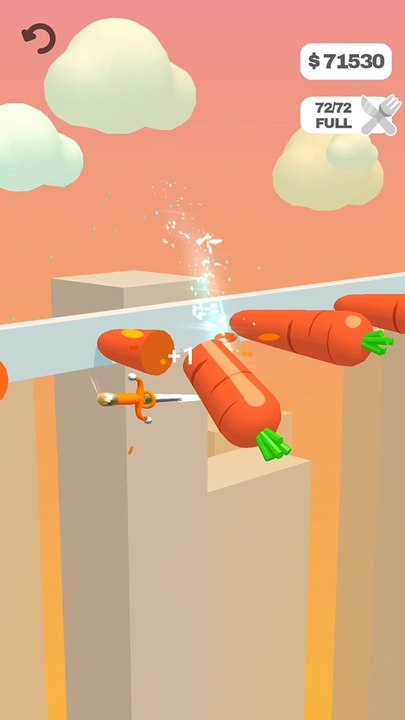 ASMR Slice it all game | New update iOS mobile gameplay | Rik Gaming