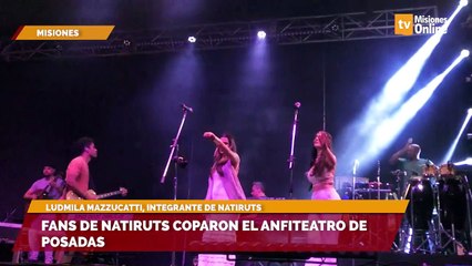 Fans de Natiruts coparon el anfiteatro de Posadas