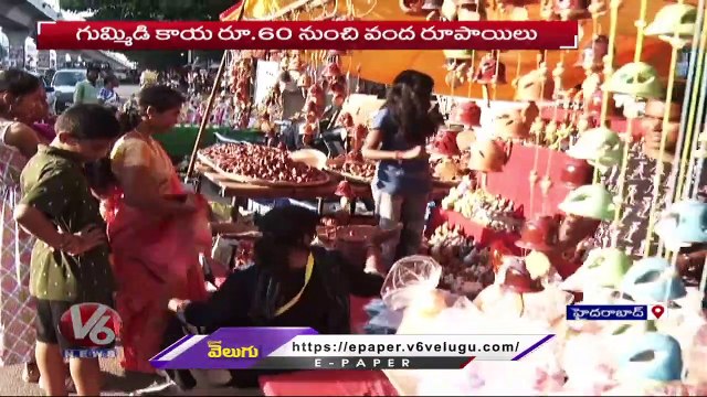 Diwali Celebrations 2022 _ Diwali Markets _ Hyderabad _ V6 News