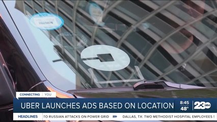 Uber launches in app ads based off customers locations
