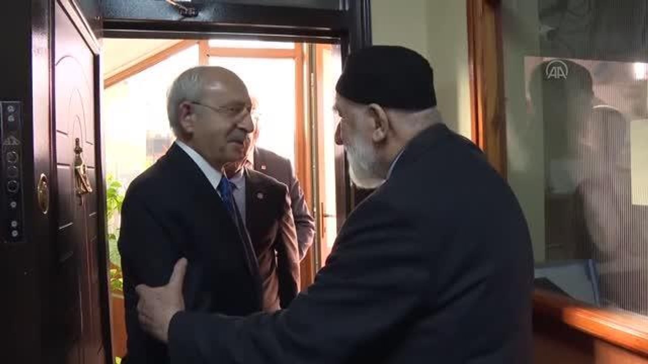 Kılıçdaroğlu, Ahmet Şevki Ergin Kültür ve Hizmet Vakfı Başkanı Ali Şakir Ergin'i ziyaret etti