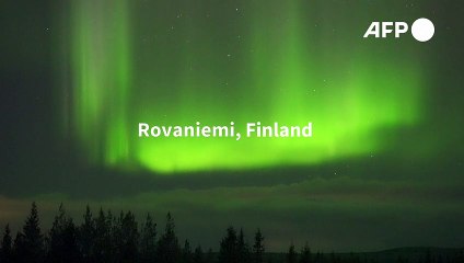 Rare red northern lights observed in the Arctic Circle