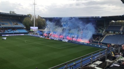 Le tifo des Magic Troyes pour fêter leur 25e anniversaire