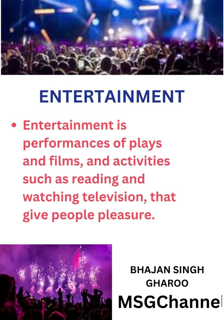 ENTERTAINMENT