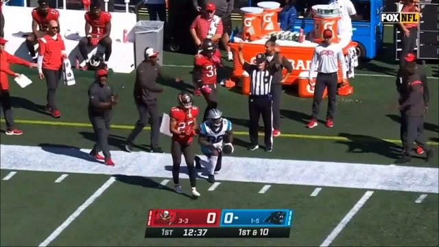 Carolina Panthers vs. Tampa Bay Buccaneers Full Highlights 1st QTR _ NFL Week 7_ 2022
